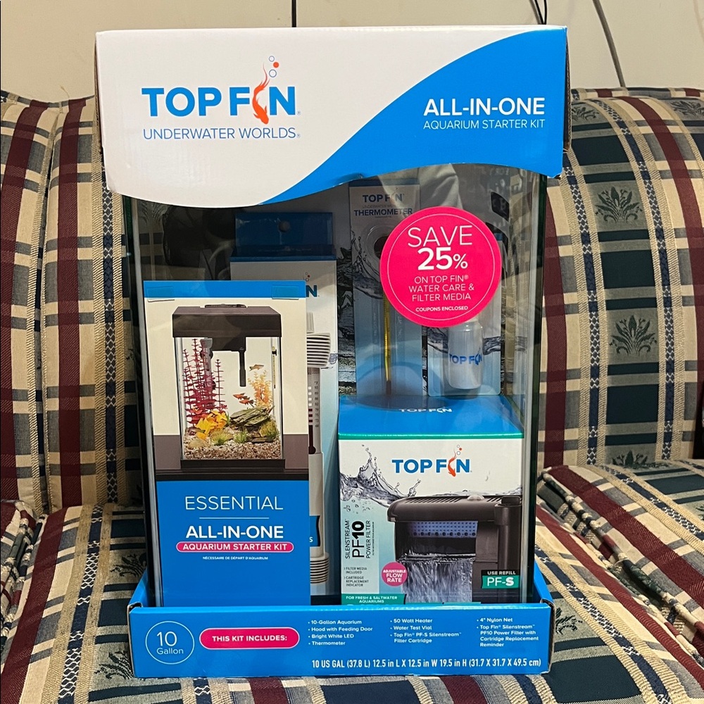 Top Fin All-In-One Aquarium Starter Kit